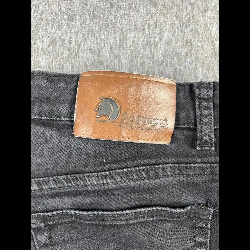 Argonaut Mens Ripped Black Skinny Jeans‎ Sz 32x32